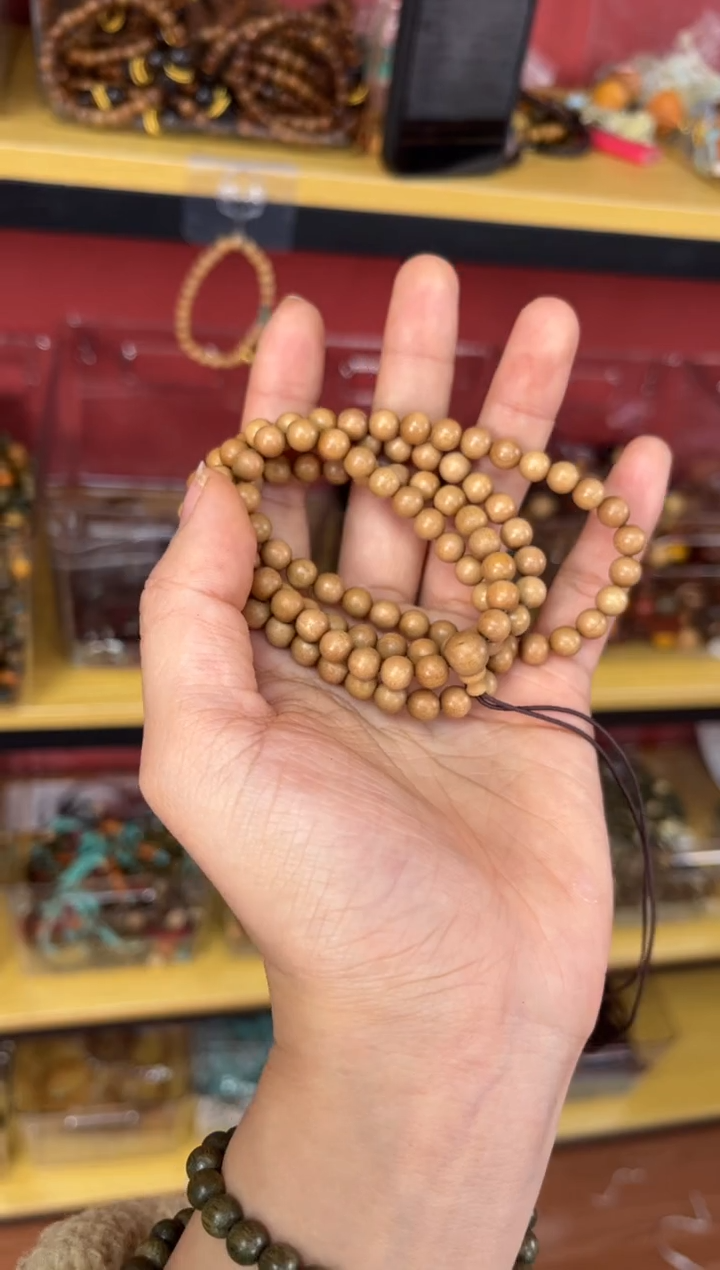 【闪购商品】香榧木木艺老山檀香6mm-108颗