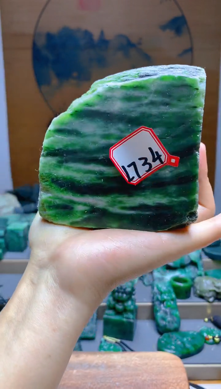 【闪购商品】和田玉（碧玉）珠宝半成品未镶嵌1