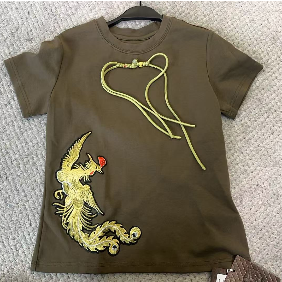 潮牌-TCH25早春新款新中式T恤T72A10E8011