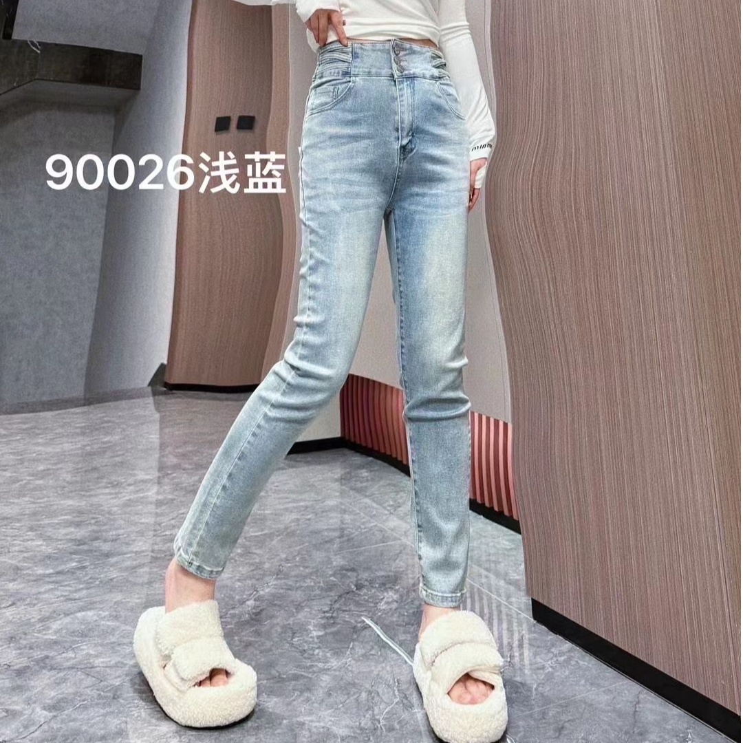 大码胖MM春季新款显瘦百搭小脚裤