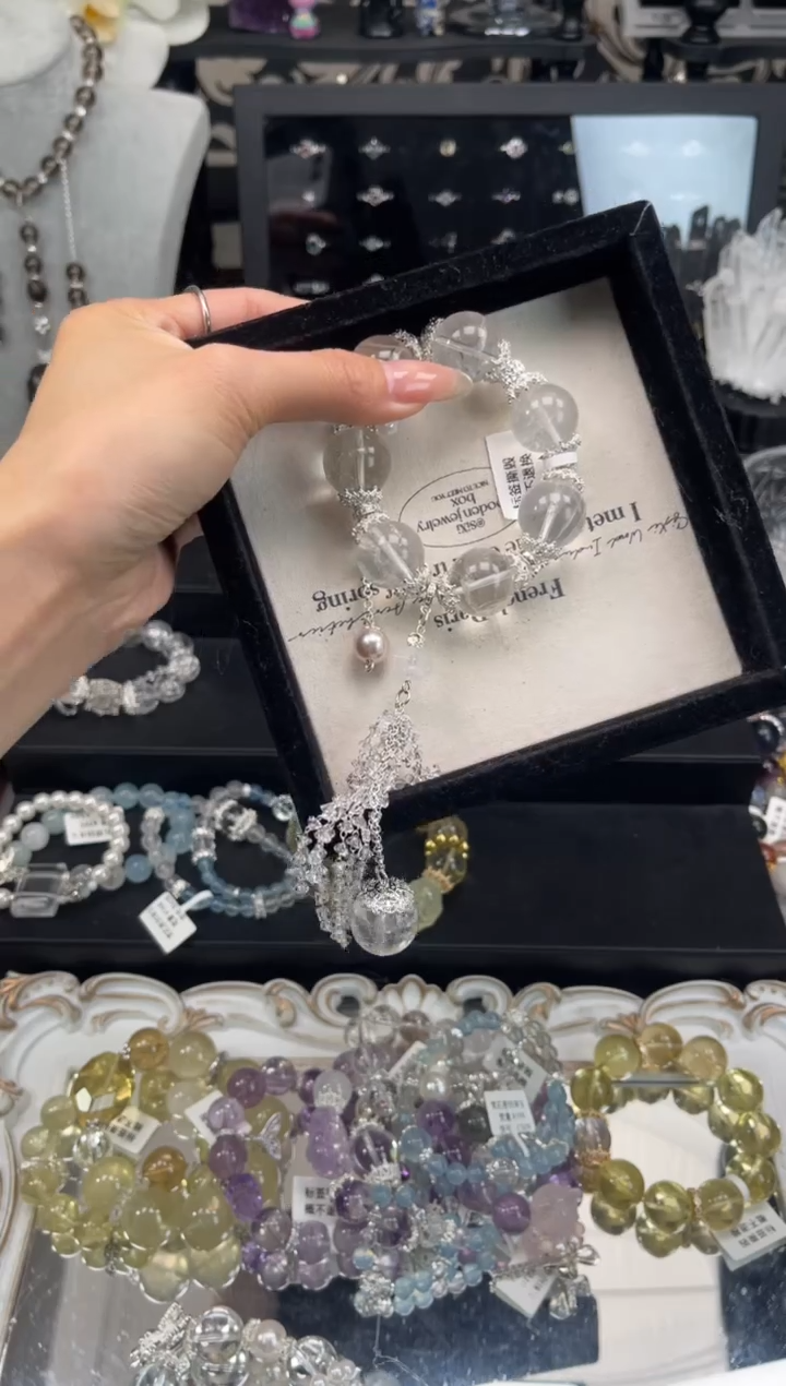 【闪购商品】水晶手链未镶嵌天然水晶 多样性发货