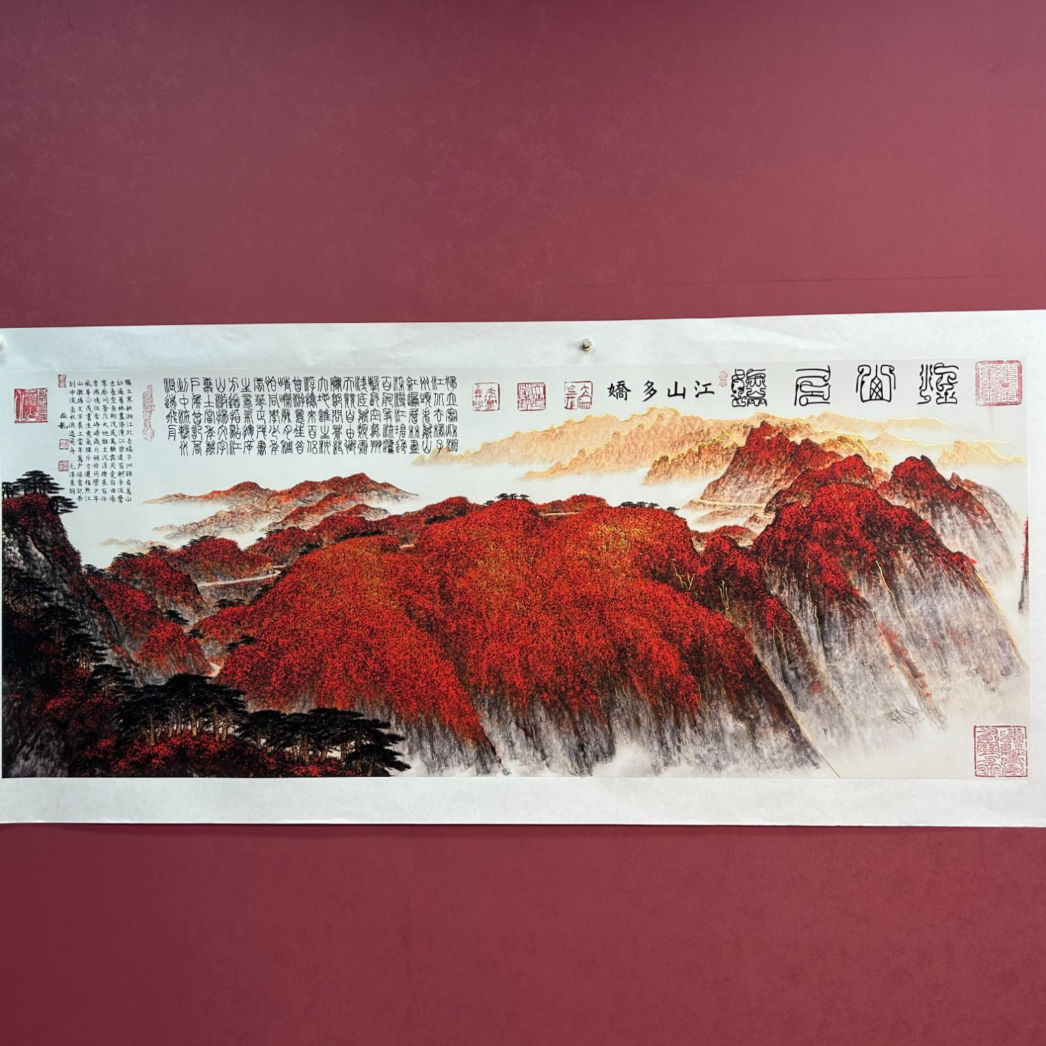 吴启航教授书法--《江山多娇》