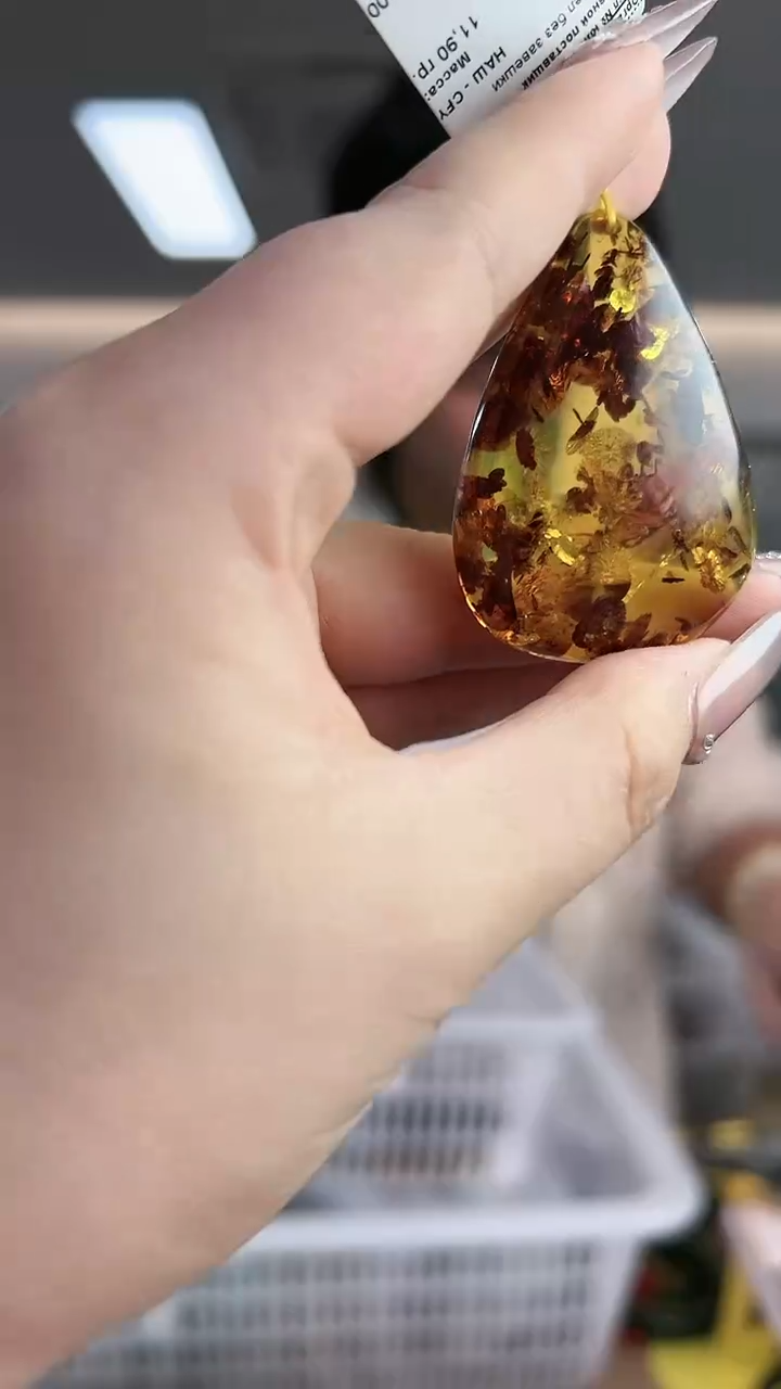 【闪购商品】琥珀裸石未镶嵌花珀