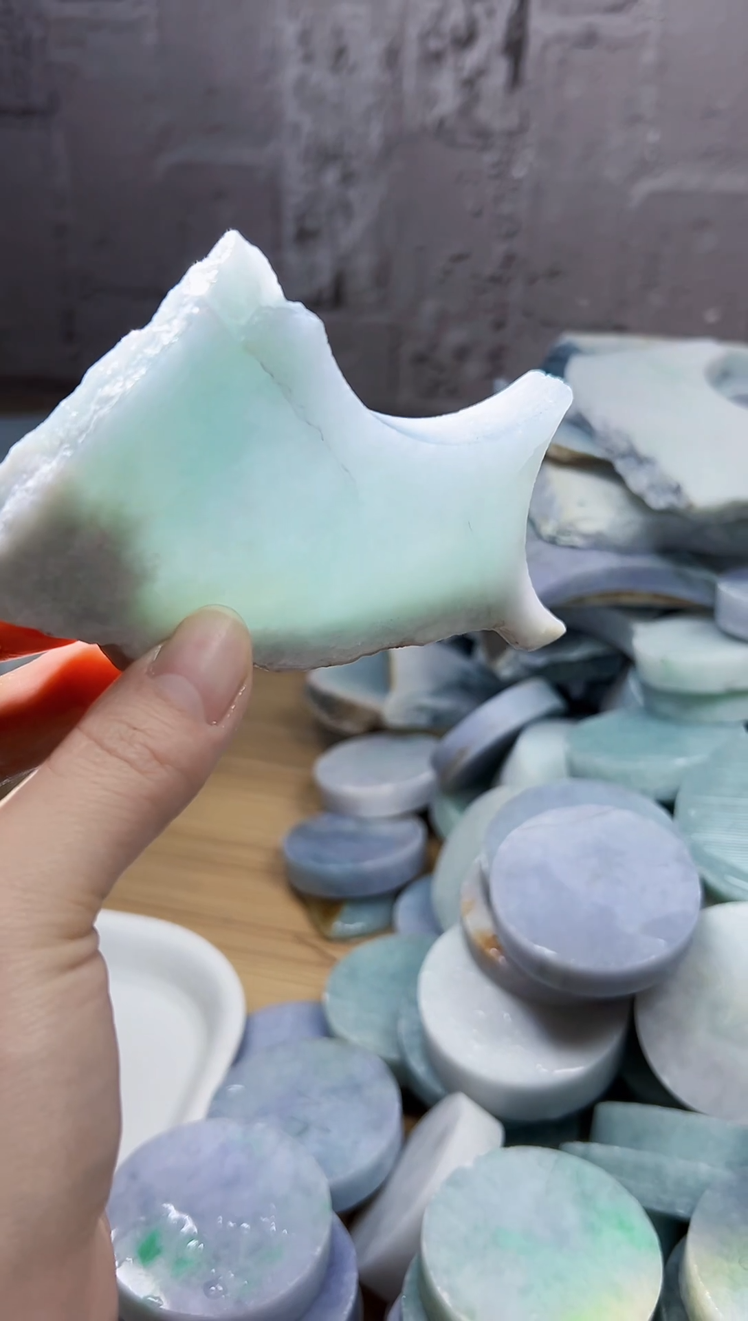 裸石翡翠天然翡翠A货余 南 428