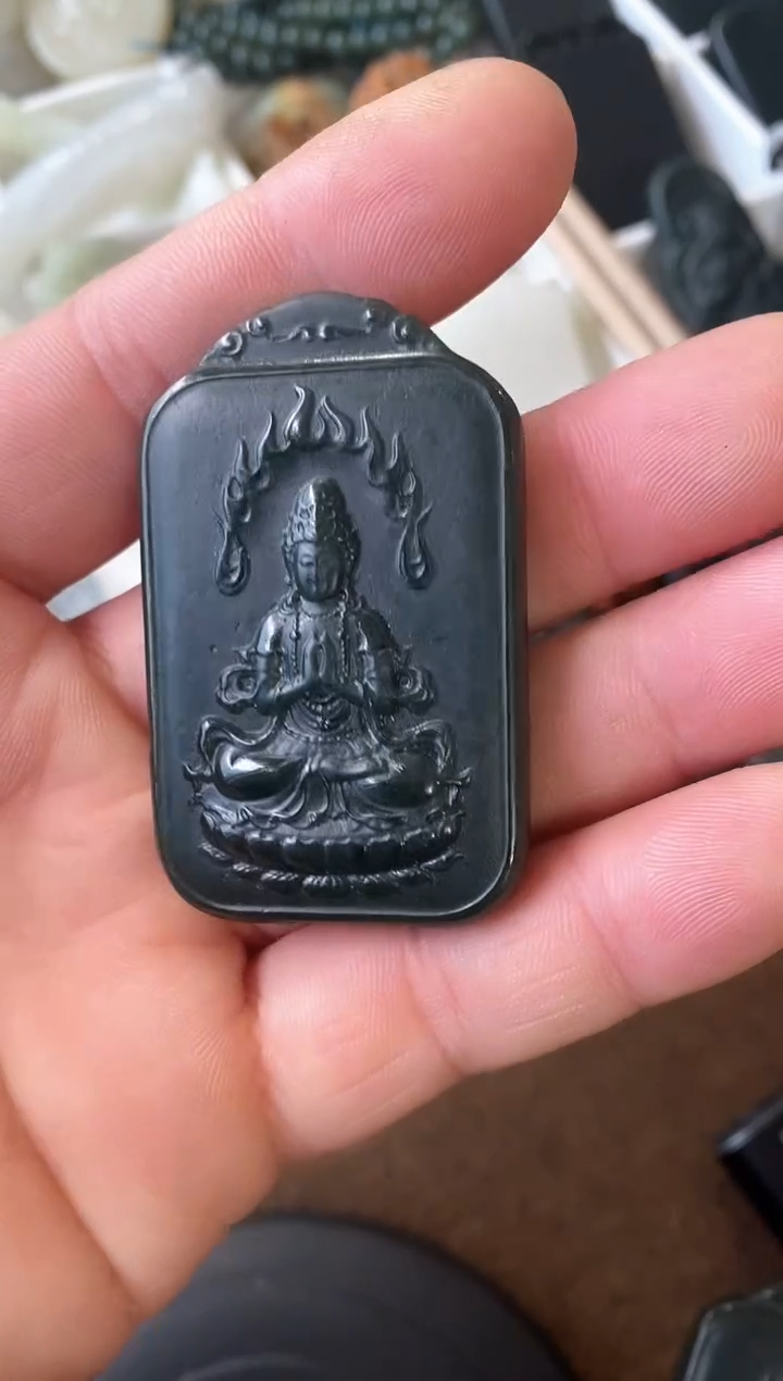 【闪购商品】和田玉吊坠(不含链)未镶嵌观音