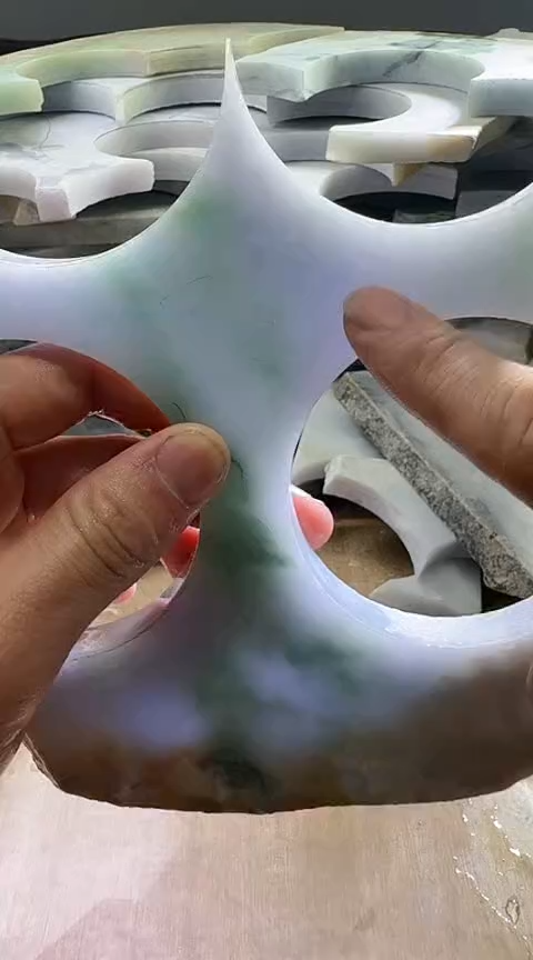 未镶嵌定制翡翠缅甸翡翠A货花98
