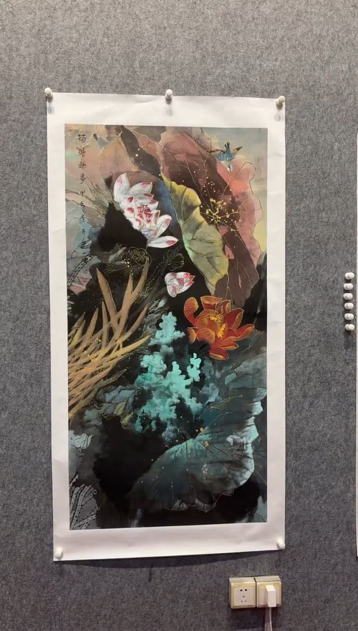 【闪购商品】绘画童建明老师国画山水8平尺