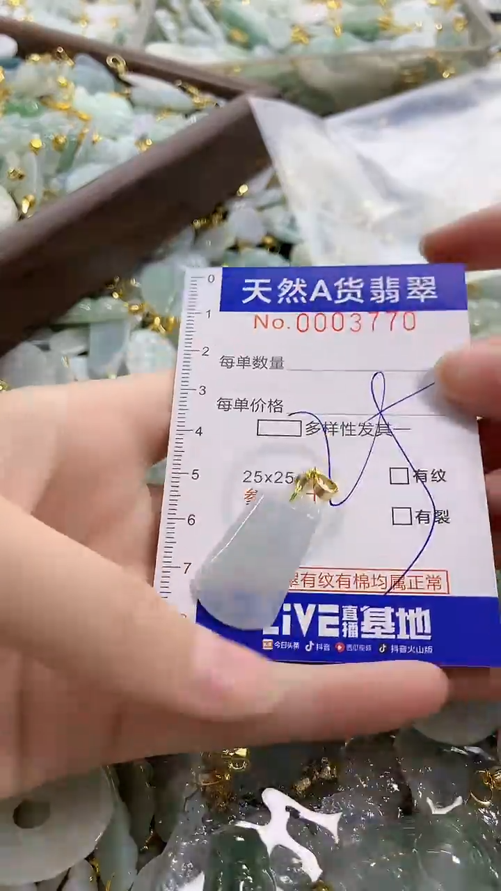 颈饰未镶嵌翡翠天然A货翡翠