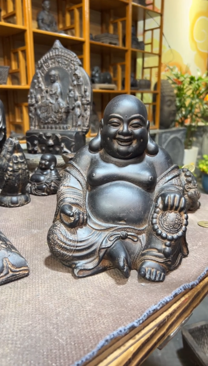 陶土【火山泥】大肚佛