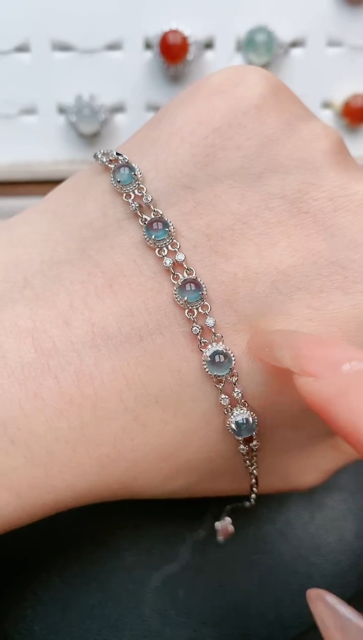 【闪购商品】翡翠戒指银S925镶嵌.....