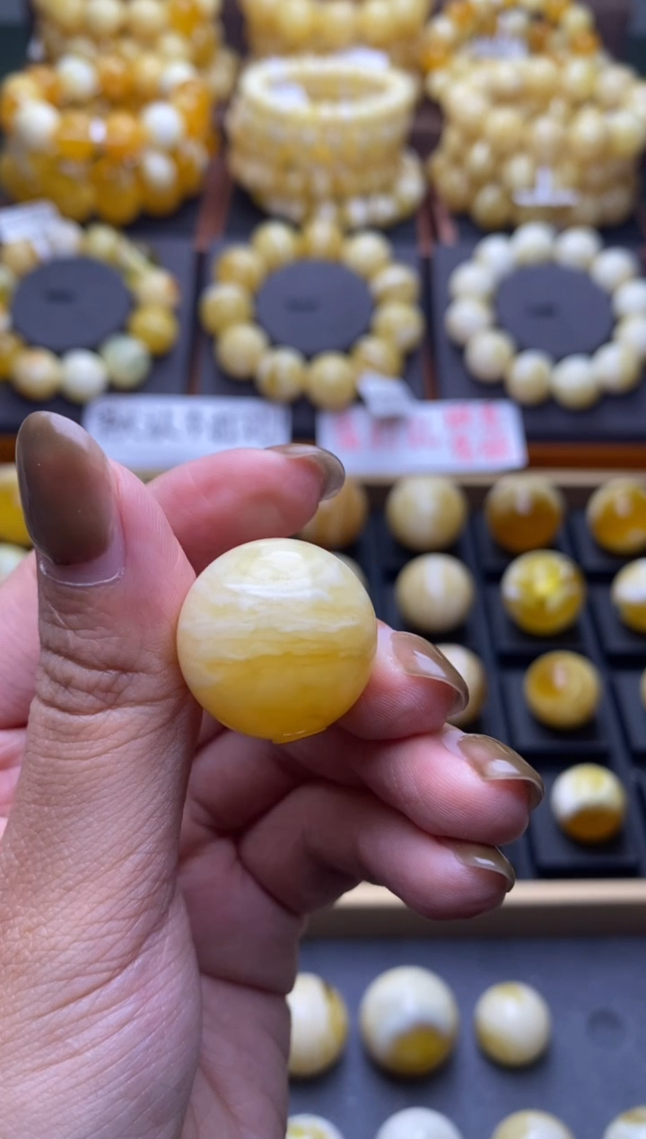 【闪购商品】琥珀裸石未镶嵌大小姐珠宝严选215