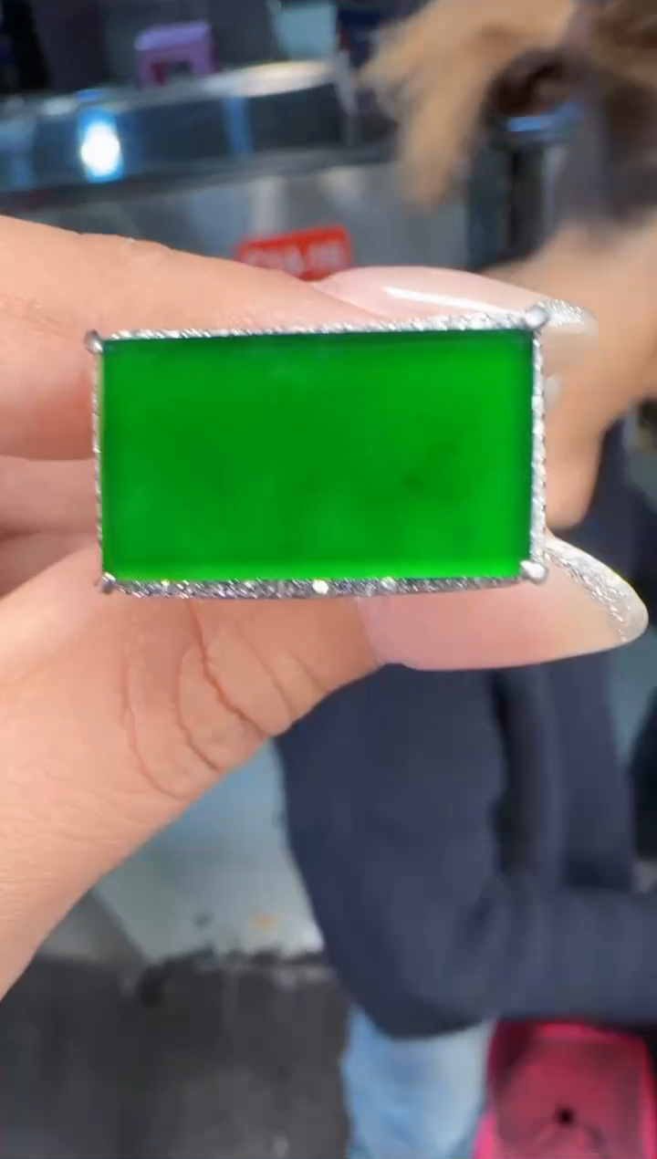 未镶嵌定制翡翠翡翠戒指75