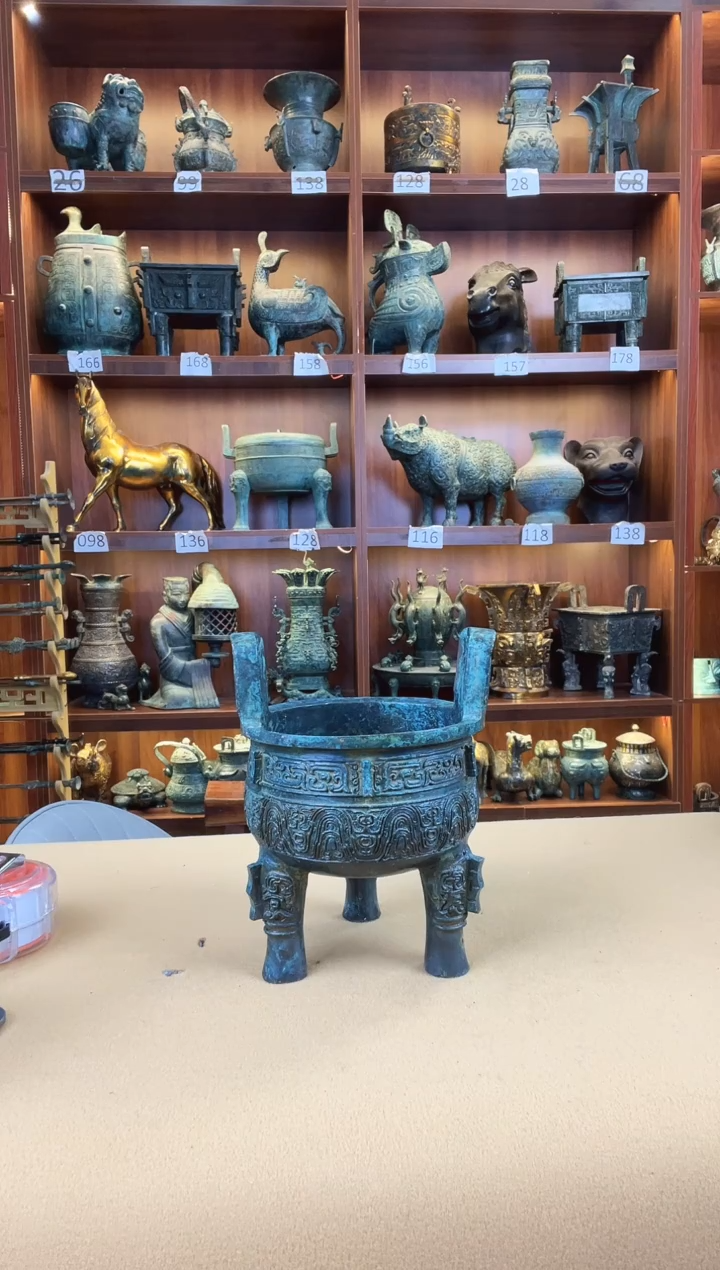 铜大克鼎铜做旧00000