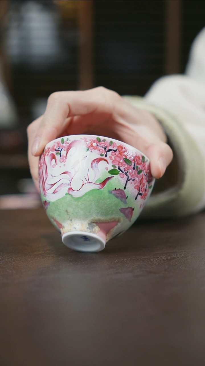 【闪购商品】杯景德镇陶瓷杯碗柴烧多人