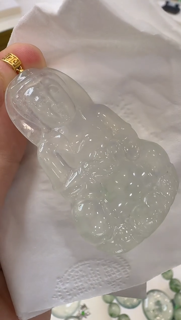 【闪购商品】翡翠吊坠(不含链)18K金镶嵌多样性团购发一件