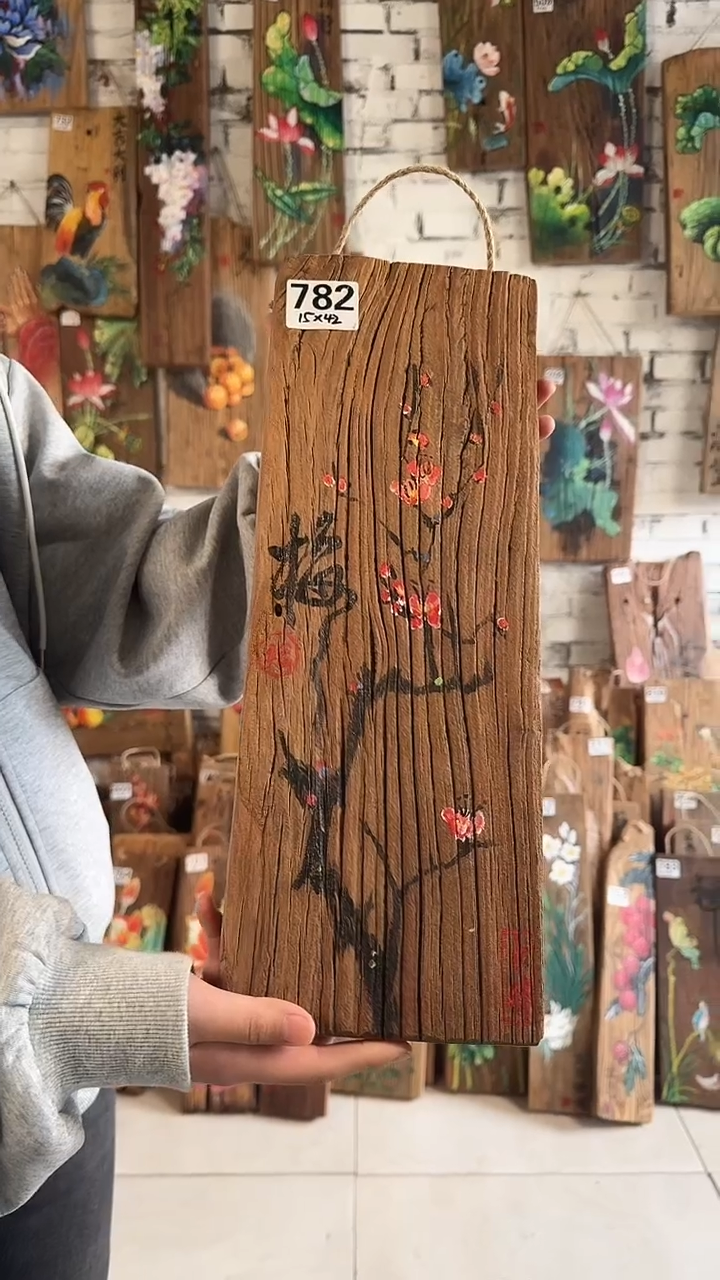 【闪购商品】桃核吊坠782号门板画