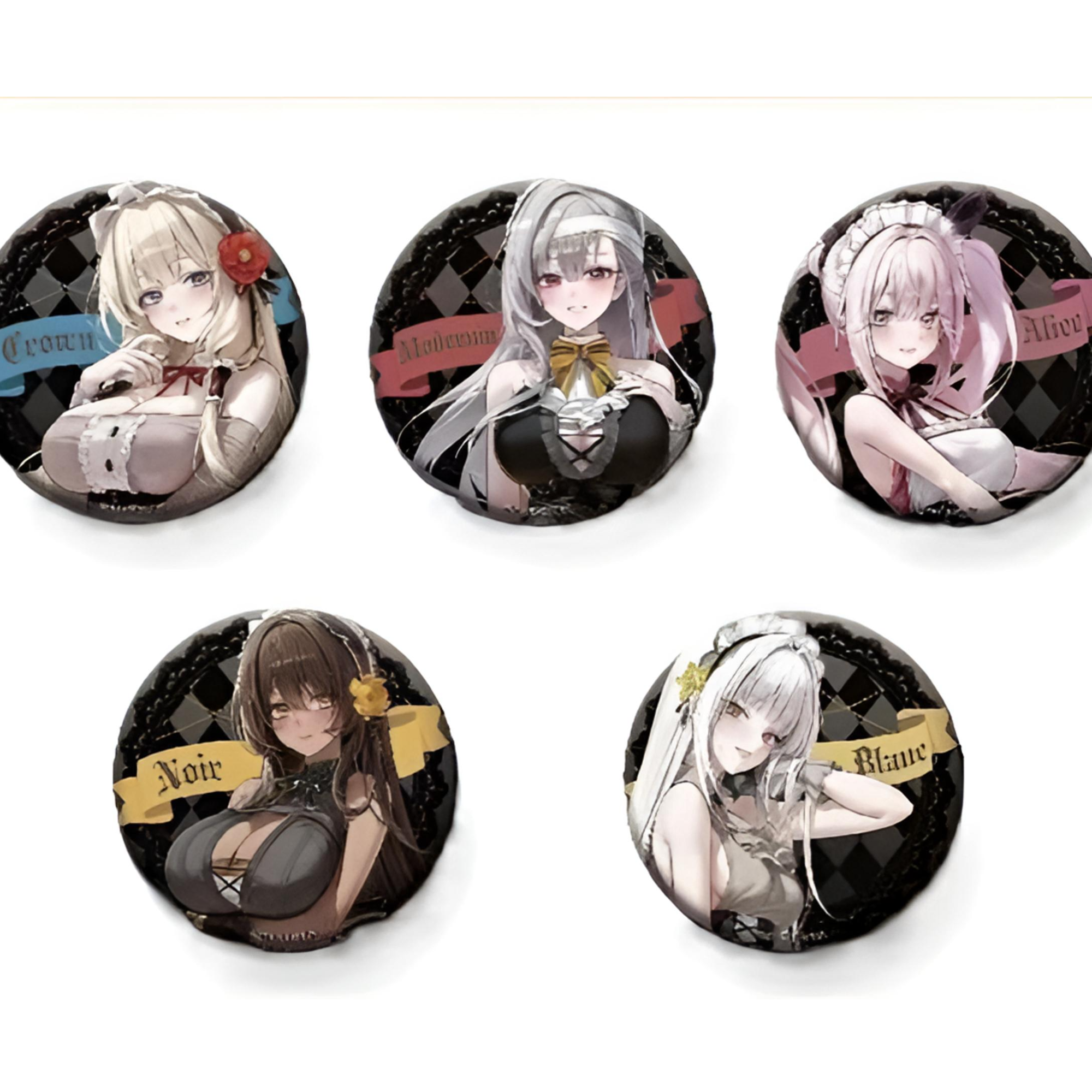 【胜利女神】amiami联动女仆系列吧唧/名札/小卡 正版日谷