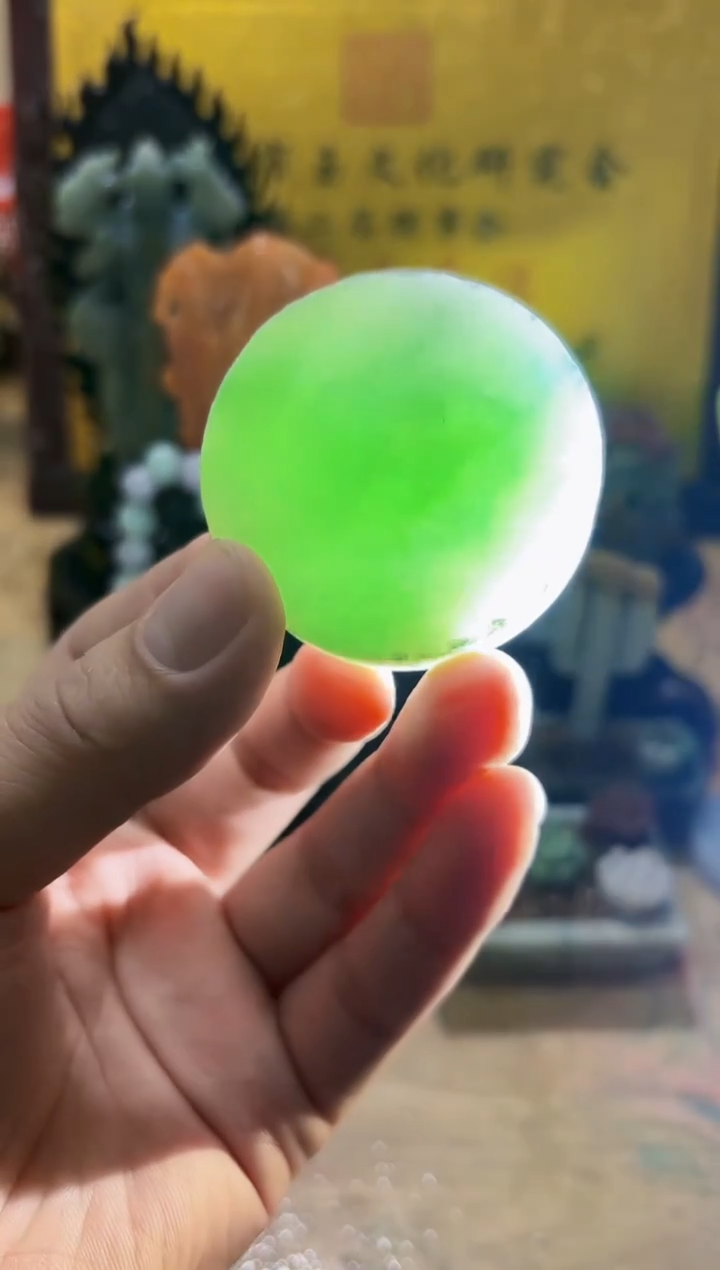 未镶嵌挂件翡翠A货常星8171