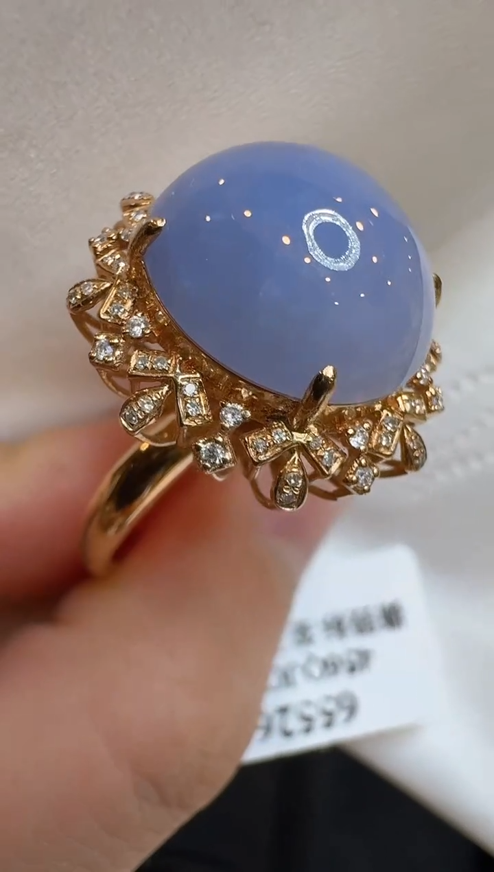 【闪购商品】翡翠戒指18K金镶嵌多样性团购发一件