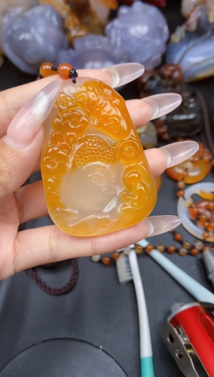 【闪购商品】玛瑙/玉髓颈饰合金ll