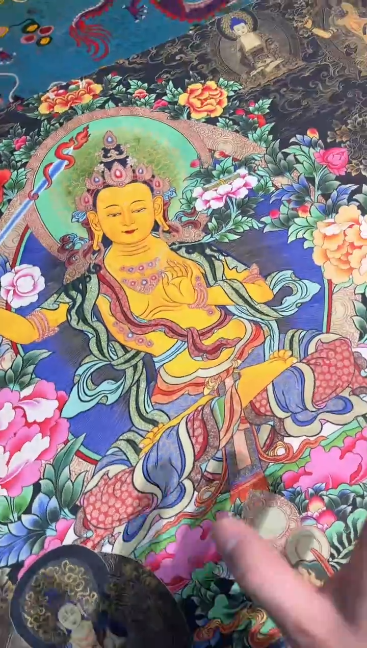 卷轴画路路的唐卡tk160