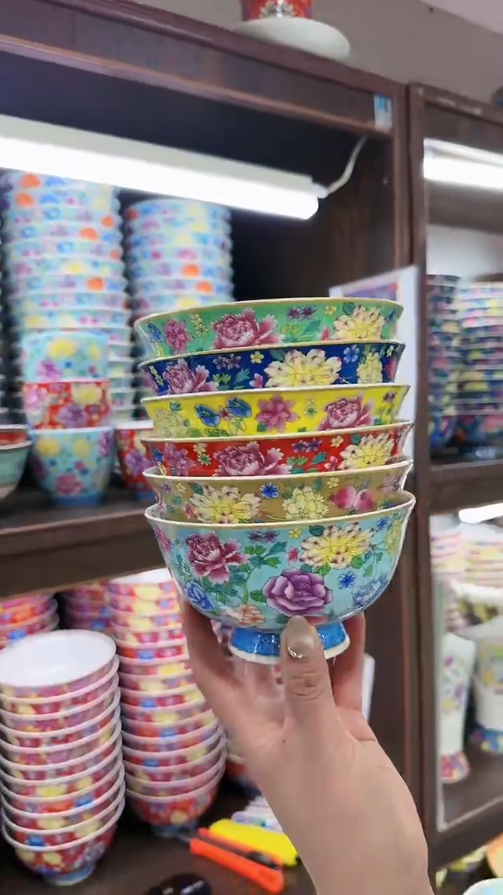 【闪购商品】瓷片5英寸饭碗6个景德镇陶瓷