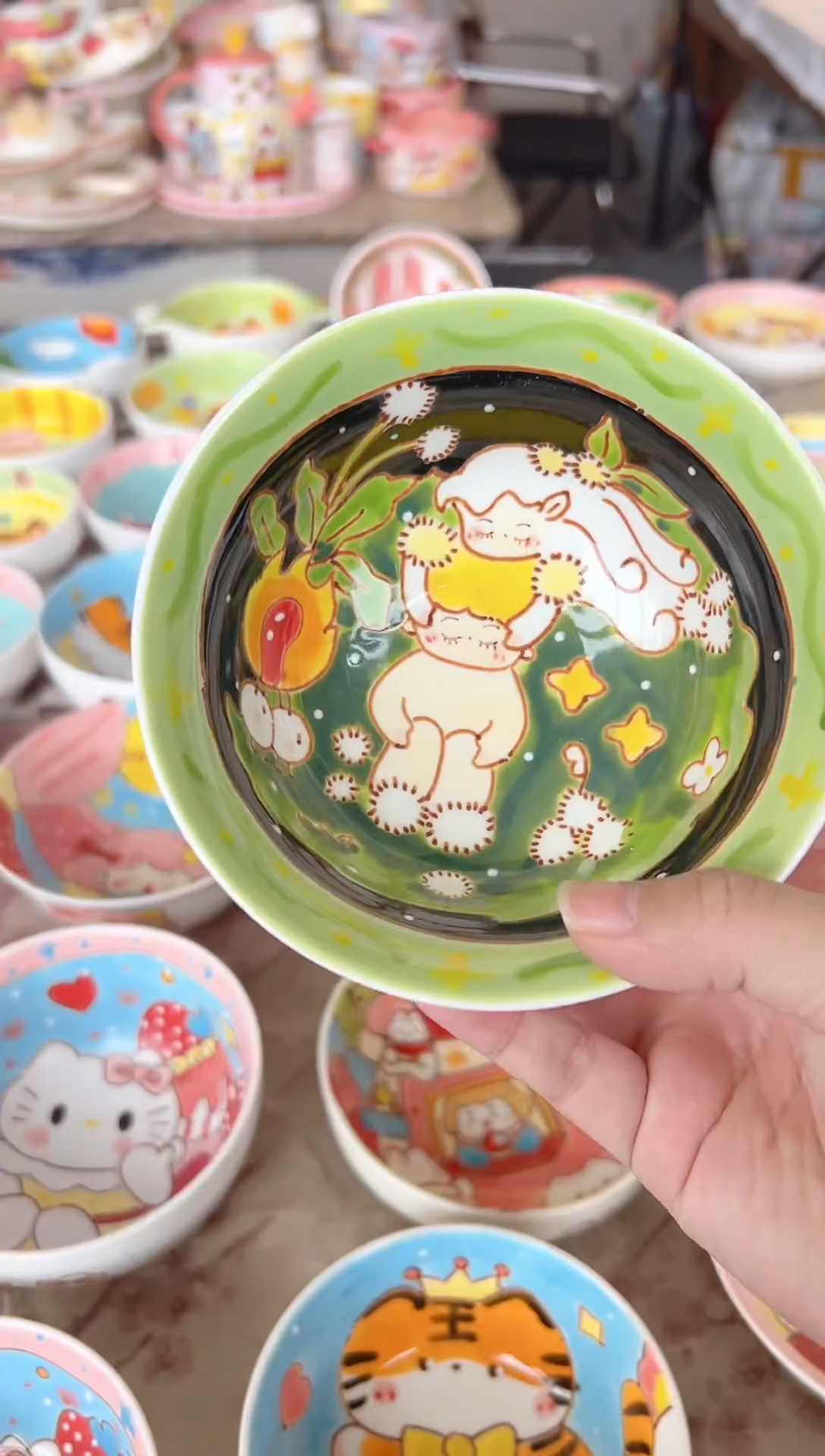 摆件陶景德镇陶瓷手绘微瑕