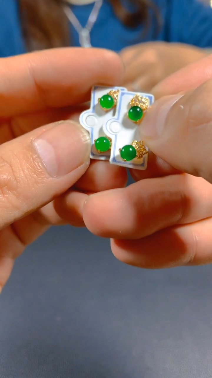 未镶嵌翡翠耳饰5352346946