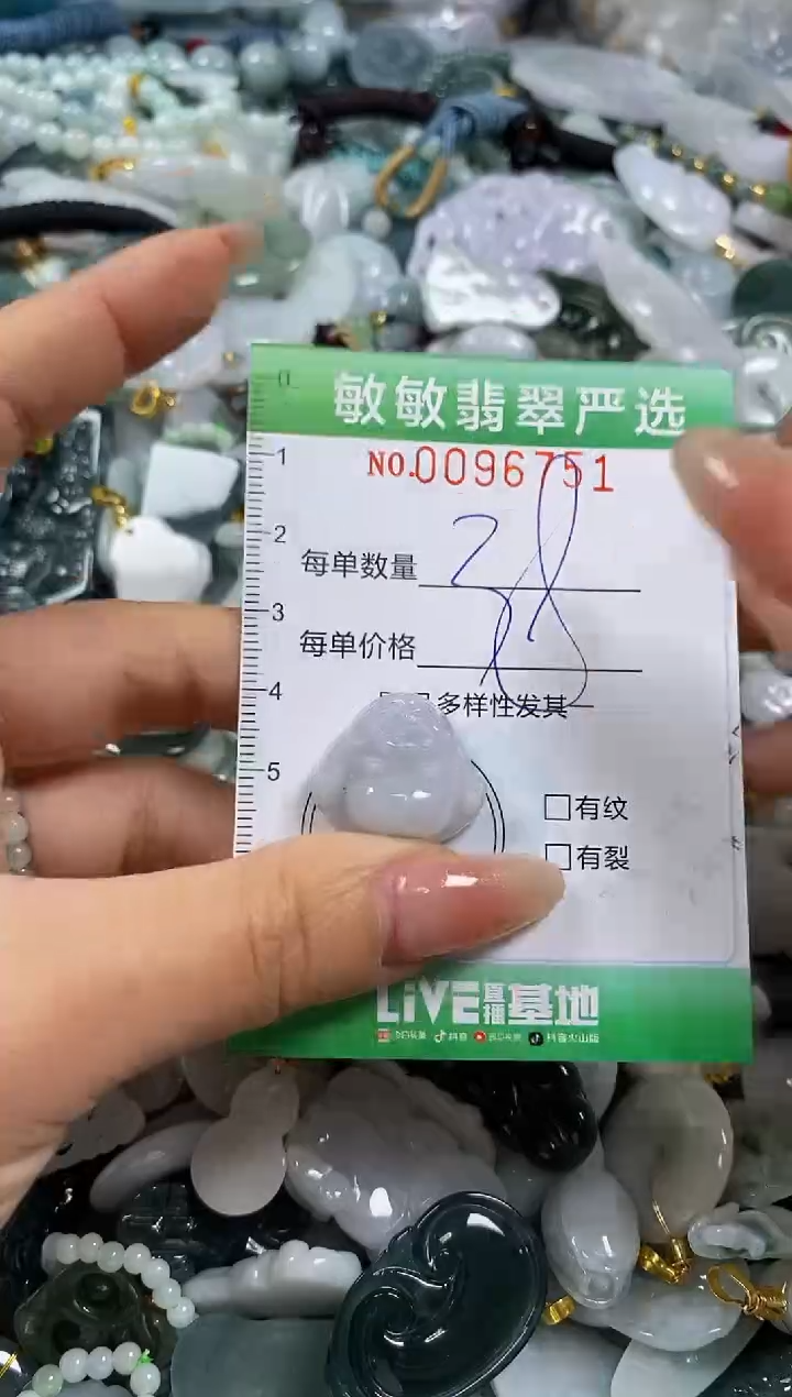 【闪购商品】翡翠颈饰未镶嵌闪购0096751