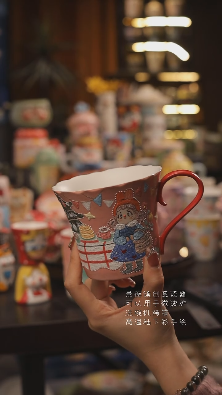 景德镇釉下彩绘设计师款式陶瓷