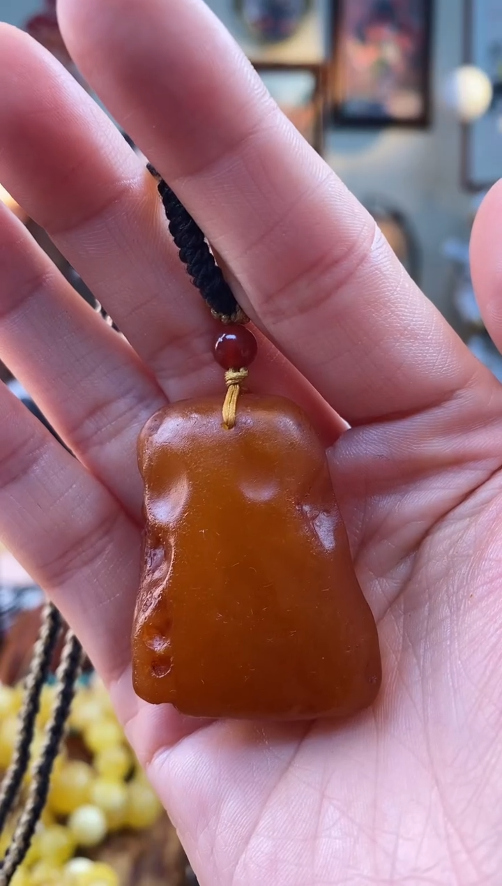 【闪购商品】琥珀颈饰未镶嵌吊坠