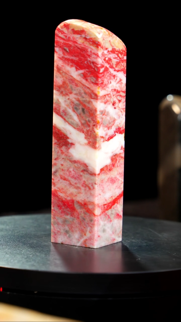 鸡血石瓷白鸡血石旬阳