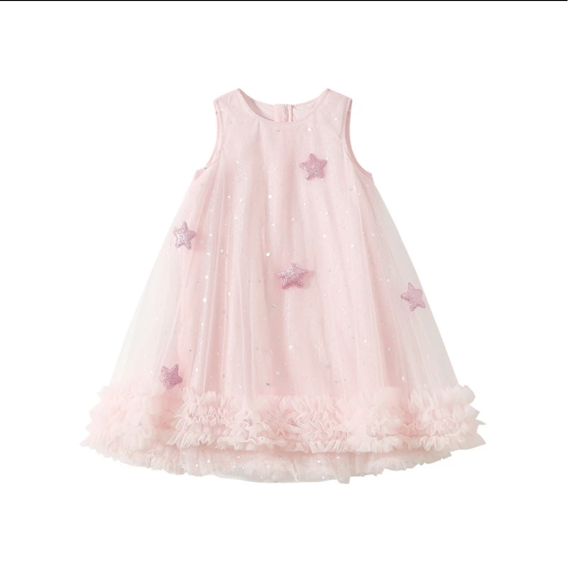 【MyGirl我的女孩】【夏款】女童五角星礼服连衣裙TXQL471M