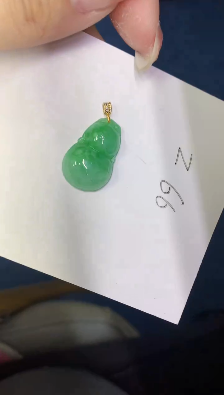 【闪购商品】翡翠颈饰18K金镶嵌0000000000