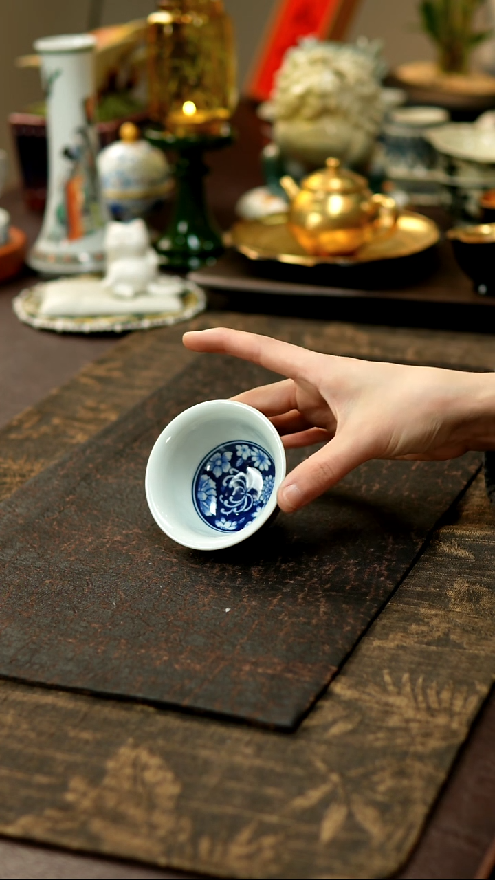 景德镇陶瓷杯碗柴烧多人