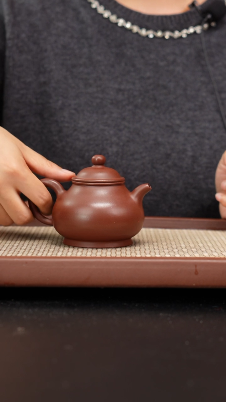 【闪购商品】紫砂茶壶龙血砂潘壶180