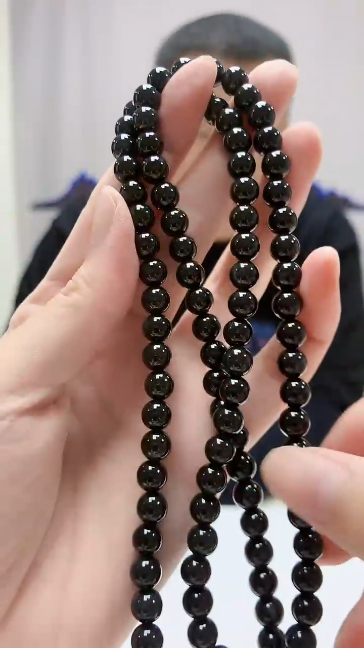 定制翡翠未镶嵌4898zm-毛货珠链174