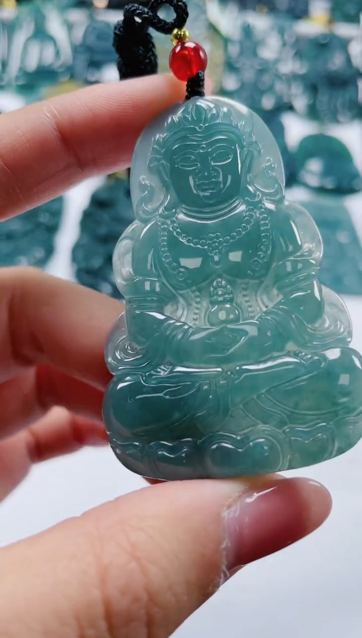 【闪购商品】翡翠颈饰未镶嵌多样性发货一件发货-度母观音