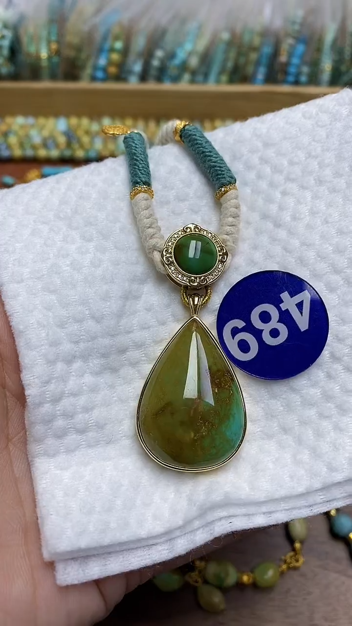 【闪购商品】绿松石项链未镶嵌489