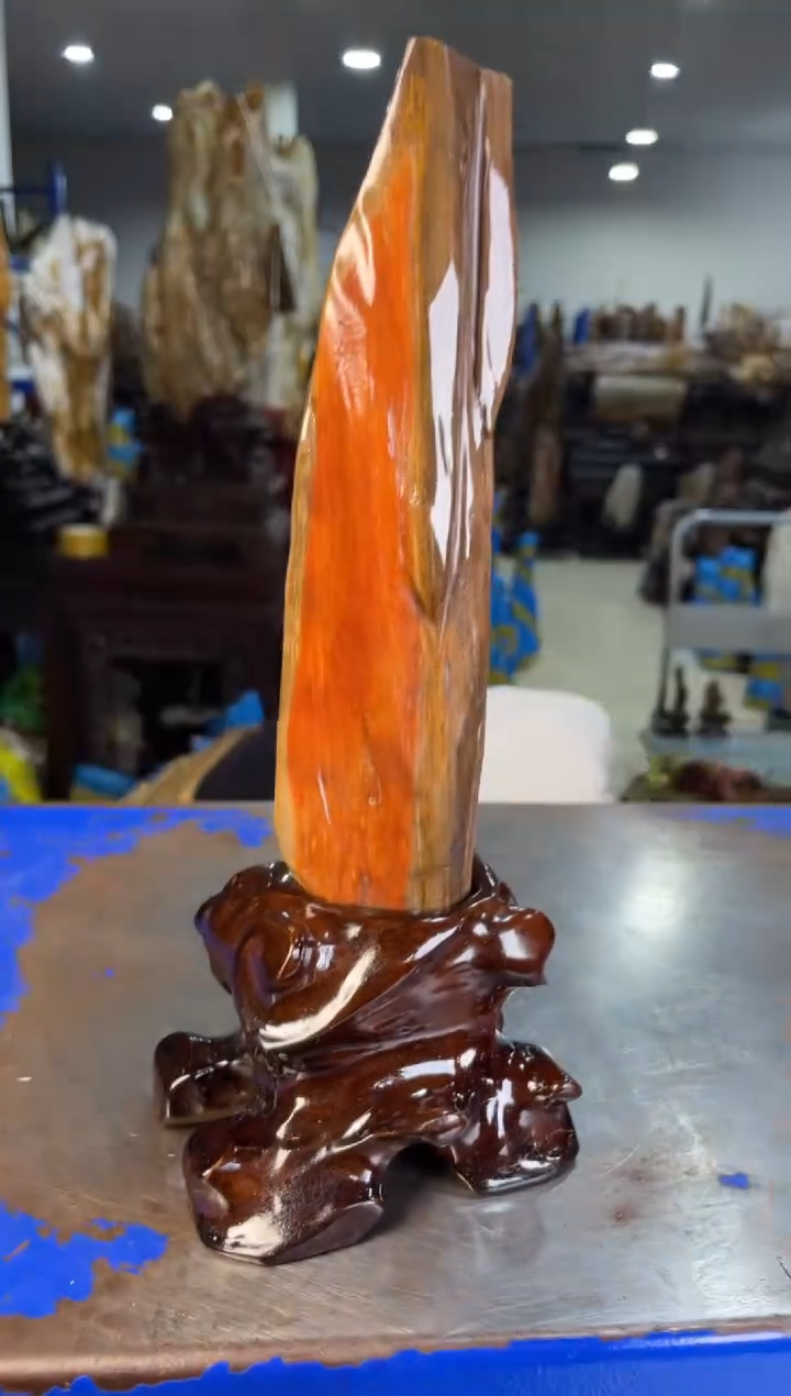 未镶嵌摆件硅化玉25