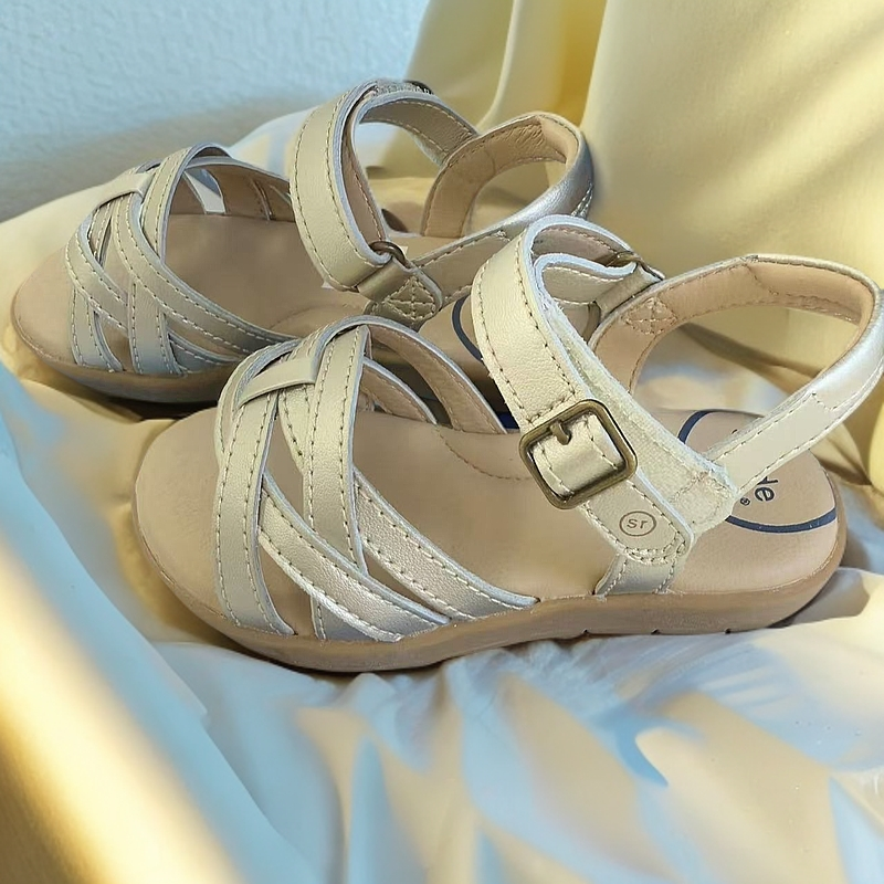 SR女童编织小凉鞋-159