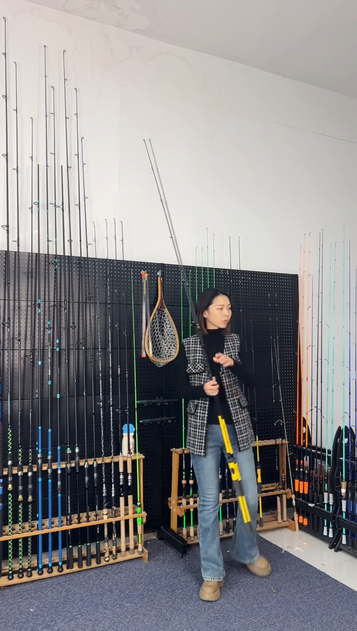 2.1m碳素剑九 2.1米直柄（瑕疵尾货竿，没有售后，介意勿拍）