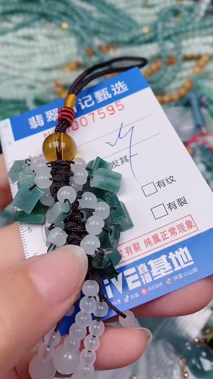 【闪购商品】翡翠颈饰未镶嵌00007595