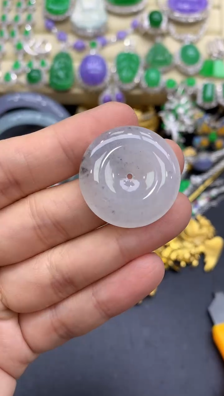 颈饰未镶嵌翡翠394-中国好珍宝