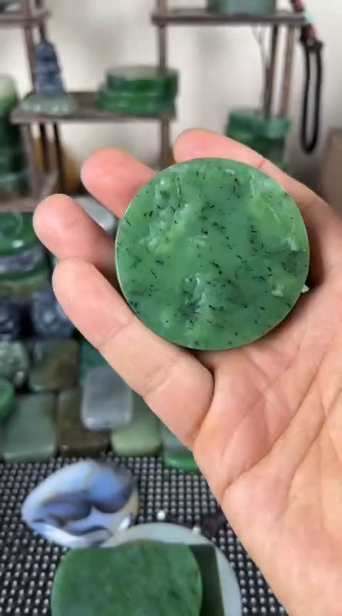 【闪购商品】和田玉珠宝半成品未镶嵌镯心