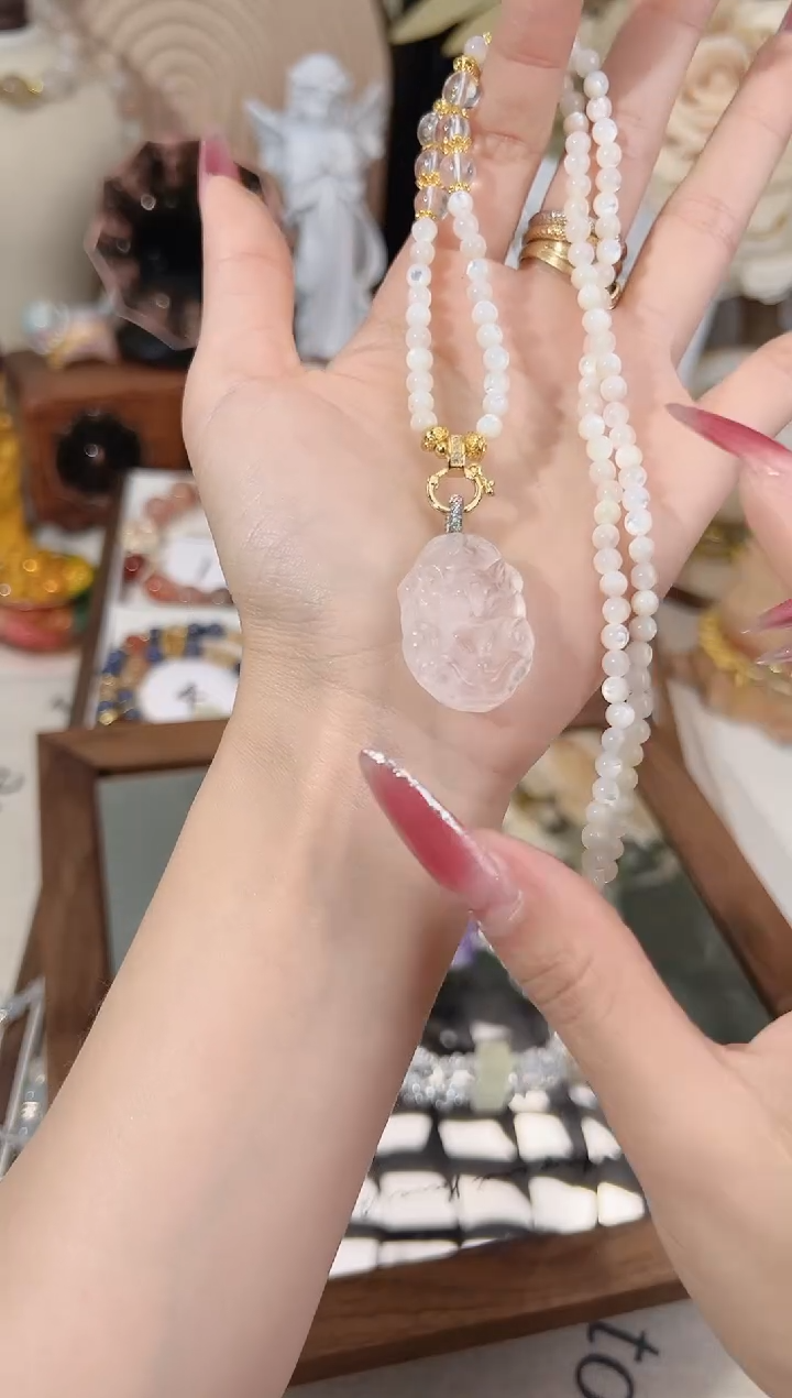 未镶嵌手链水晶狐牌