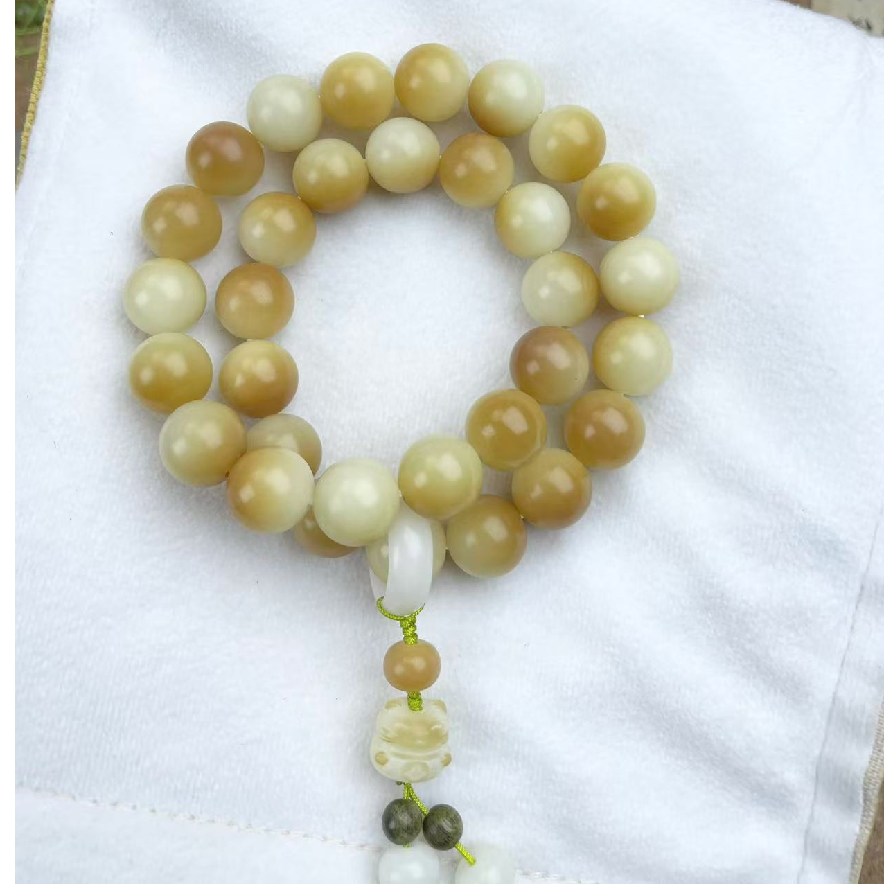 A28-炭烧菩提根双圈手串精致文玩手捻解压盘玩男女通用