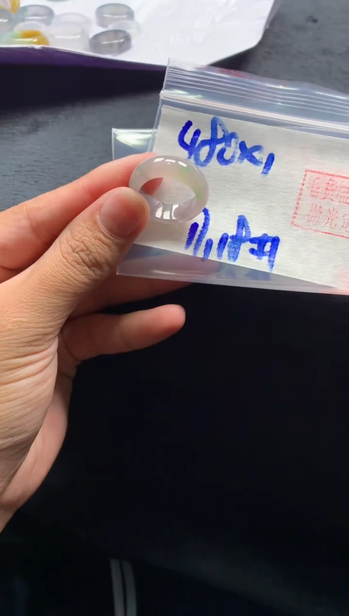 【闪购商品】定制翡翠未镶嵌戒圈#480元-毛货需精细抛光