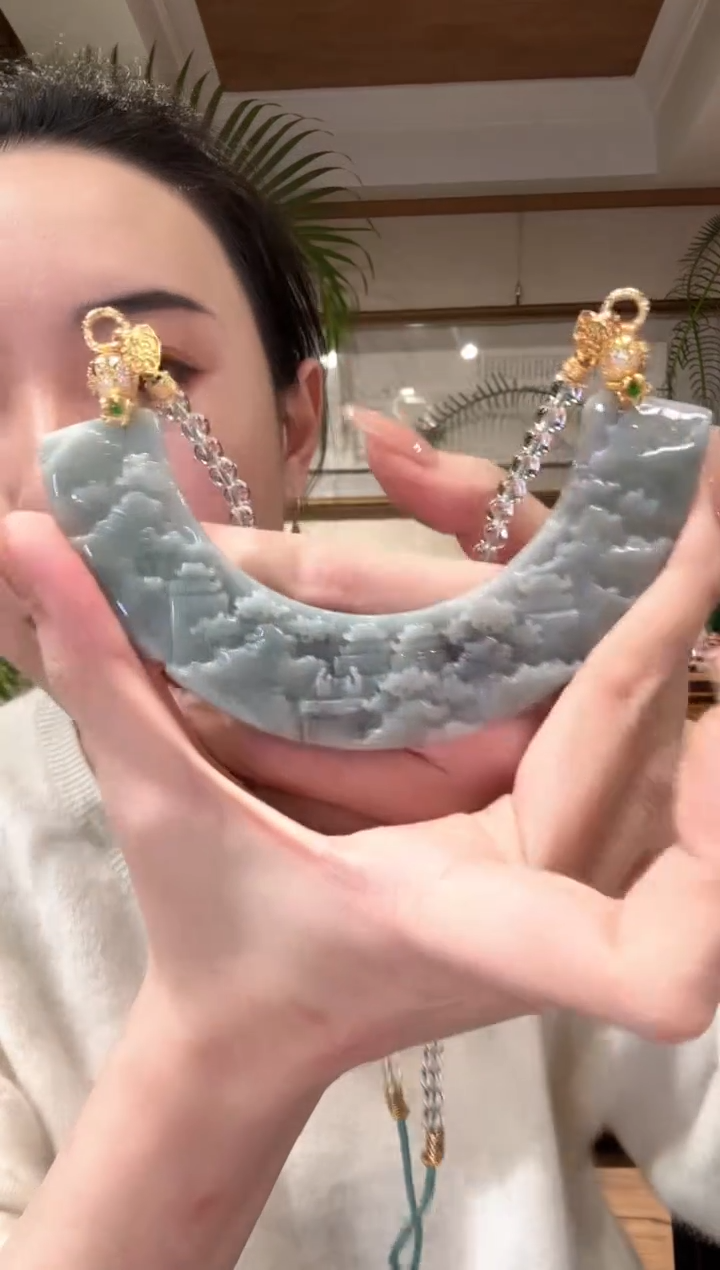 【闪购商品】翡翠颈饰未镶嵌国风