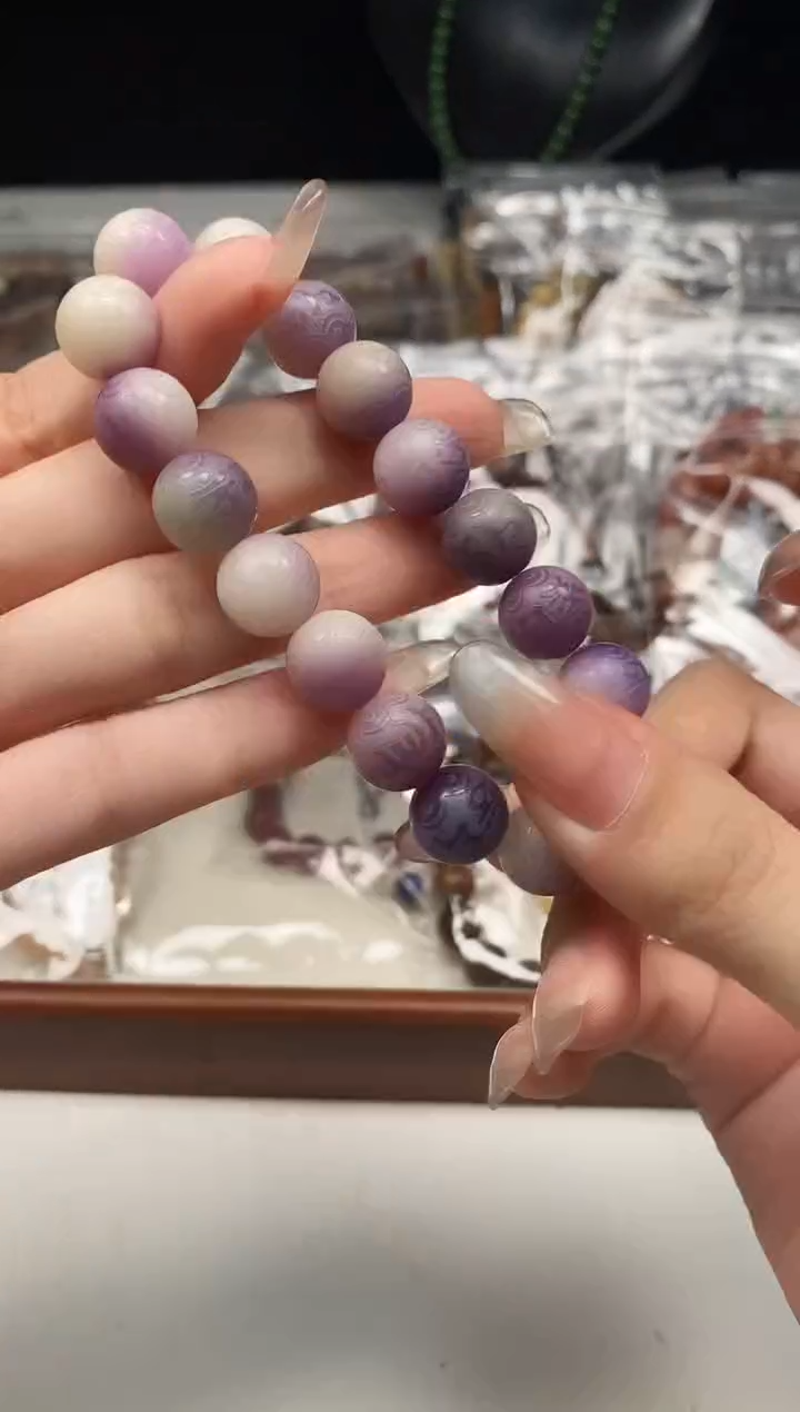 白玉菩提手串0325
